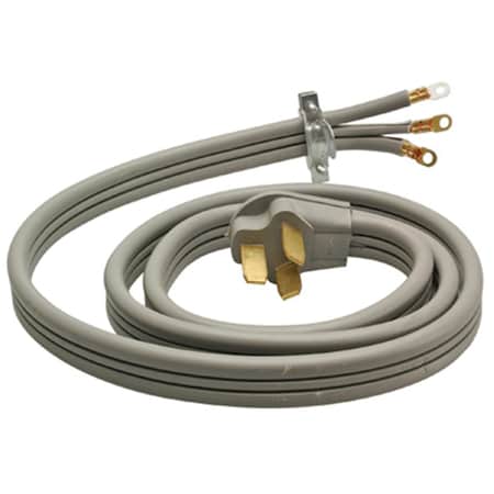 Master Electronics 09014ME 4 ft. Gray Flat Range Cord 455899